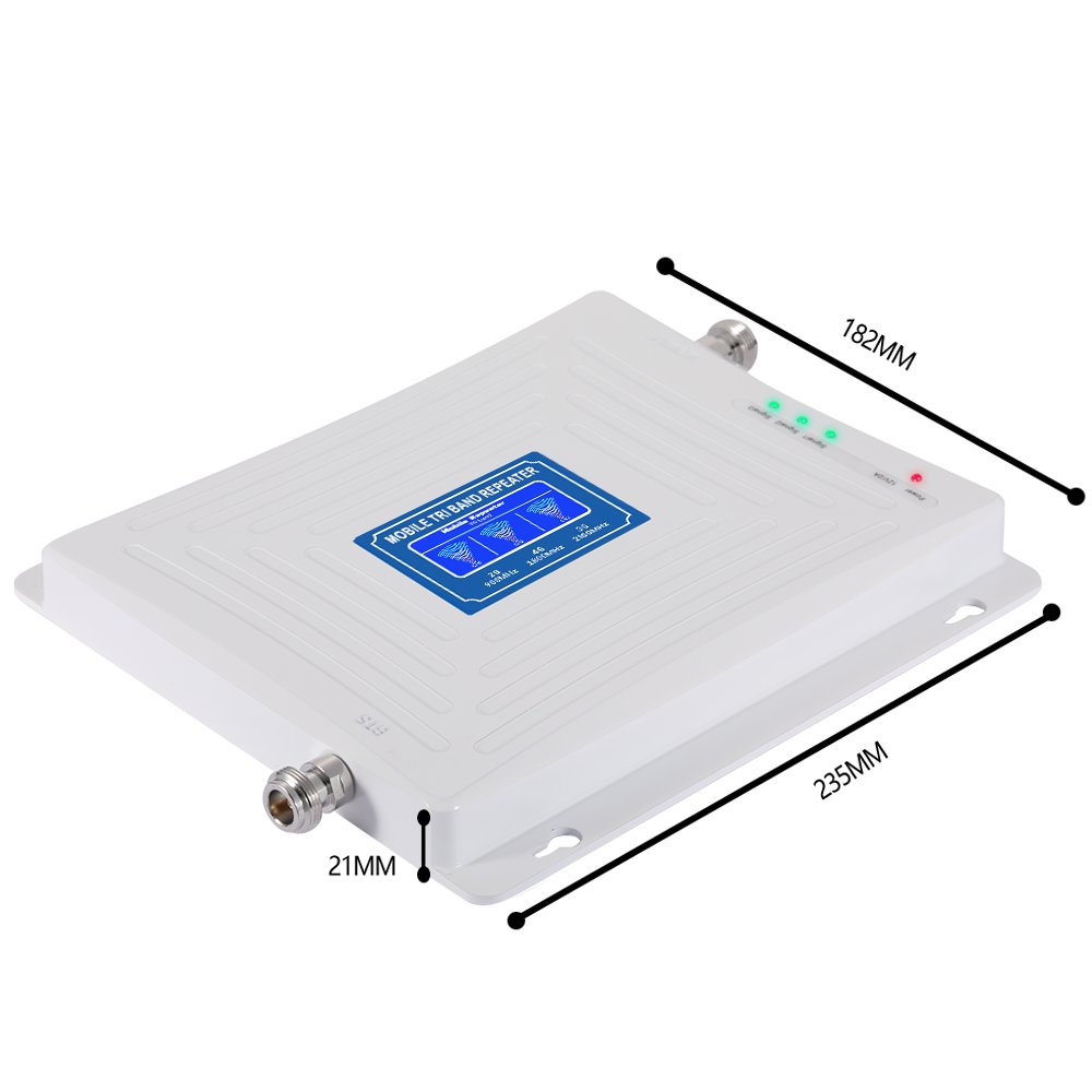 Tri Band Signal Booster 900 1800 2100 Mhz Mobile Network Booster 3G 4G Gsm Repeater/Amplifier